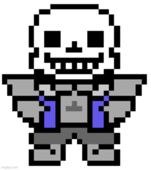 Royal Guard Sans. This Sans is not lazy, but he still likes to tell jokes and make everyone laugh. He ripped the sleeves off of  | image tagged in image | made w/ Imgflip meme maker