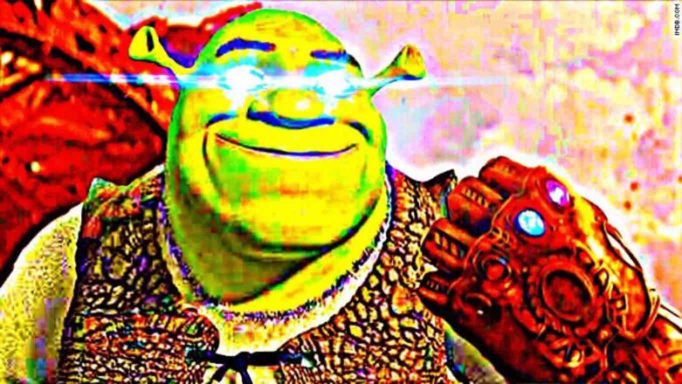 Shrek Thanos TJ Blank Meme Template