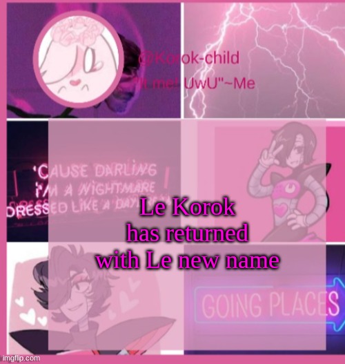 It's official | Le Korok has returned with Le new name | made w/ Imgflip meme maker