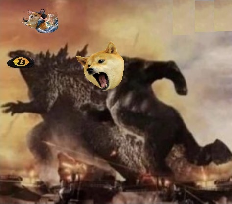 Doge Bit Epic Battle 1 Blank Meme Template