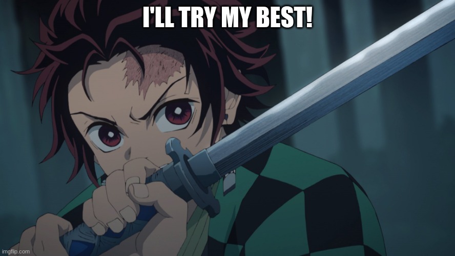 I'LL TRY MY BEST! | made w/ Imgflip meme maker