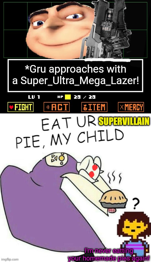 Papyrus Gru meme : r/Undertale