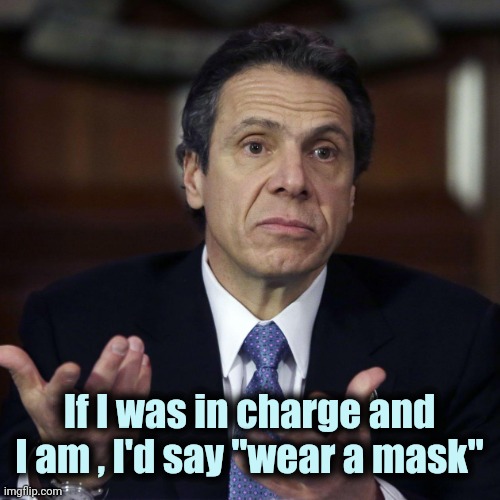 The CDC says no more masks | If I was in charge and I am , I'd say "wear a mask" | image tagged in andrew cuomo shrug,well yes but actually no,to be continued,keep calm,wear a mask | made w/ Imgflip meme maker