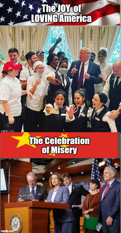 Happy Republicans vs Miserable Democrats | image tagged in misery needs company,happy republicans,miserable democrats,biden,harris | made w/ Imgflip meme maker