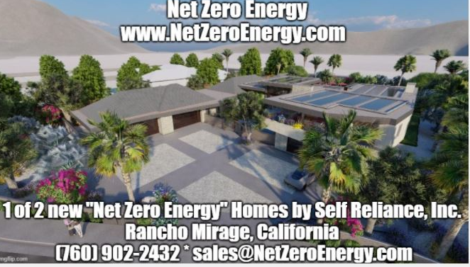 (2) Net Zero Energy Homes coming to Rancho Mirage, California Blank Meme Template