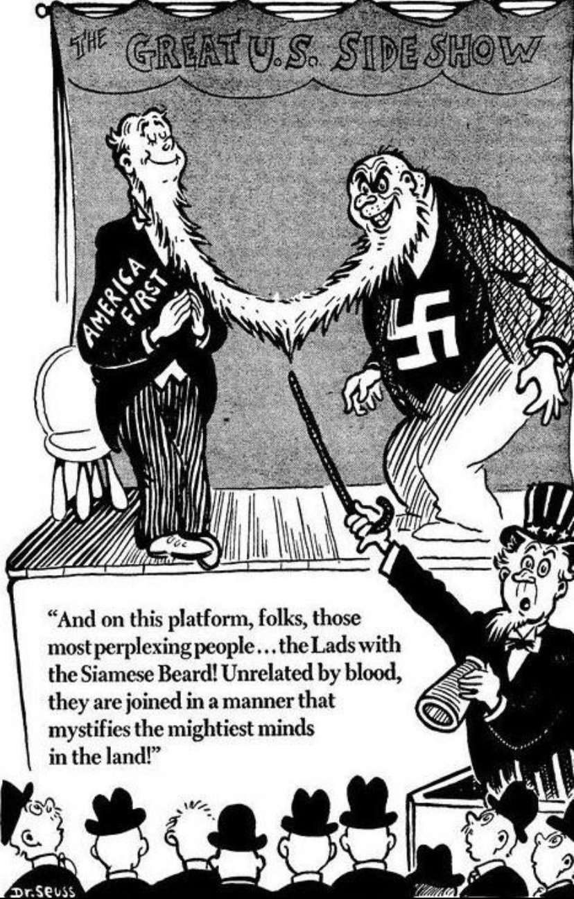 Dr. Seuss the great U.S. sideshow Blank Meme Template