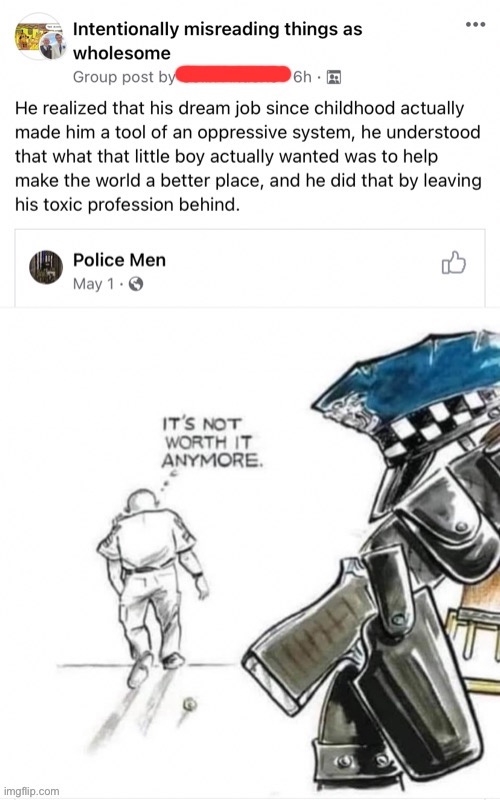 he did a brave thing maga | image tagged in police it s not worth it anymore wholesome,maga,police,police officer,comics/cartoons,cartoons | made w/ Imgflip meme maker