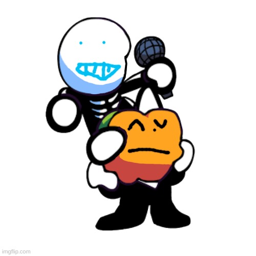Skid's Teeth | image tagged in draw a face on pump n skid | made w/ Imgflip meme maker