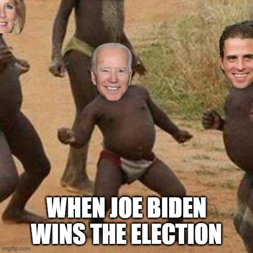 joe'd | WHEN JOE BIDEN WINS THE ELECTION | image tagged in joe biden,politics,memes,funny | made w/ Imgflip meme maker
