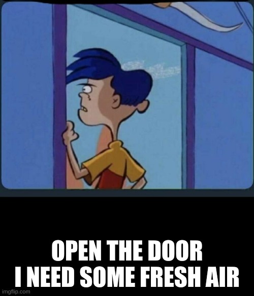 Rolf Fresh Air | OPEN THE DOOR
I NEED SOME FRESH AIR | image tagged in ed edd n eddy rolf | made w/ Imgflip meme maker