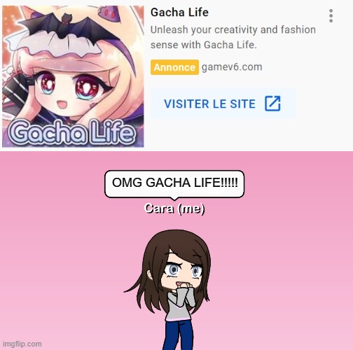 gacha life ad popped up while watching youtube | OMG GACHA LIFE!!!!! | image tagged in wait what,gacha life,ads | made w/ Imgflip meme maker