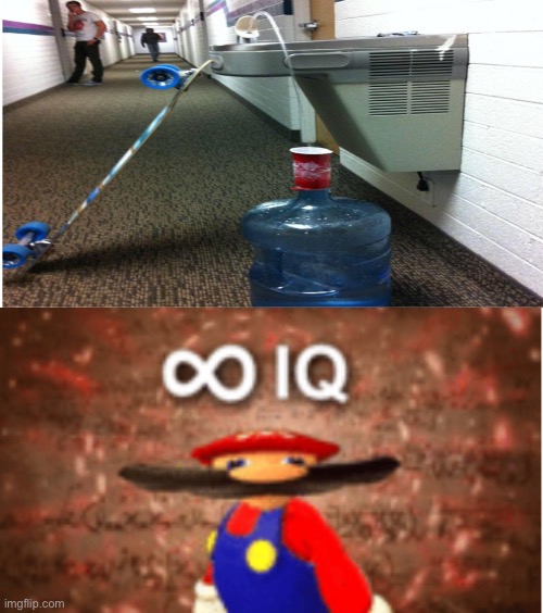 Free gallon of water | image tagged in infinite iq | made w/ Imgflip meme maker