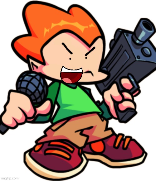 Violent Pico | image tagged in add a face to pico | made w/ Imgflip meme maker