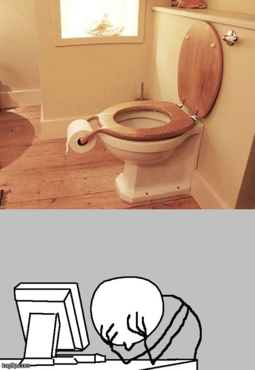 the thing you put toilet paper is to the side of the toilet | image tagged in memes,computer guy facepalm,you had one job | made w/ Imgflip meme maker