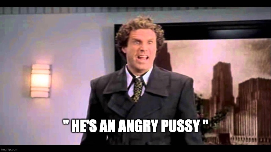 " HE'S AN ANGRY PUSSY " | made w/ Imgflip meme maker