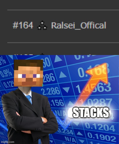 STACKS | image tagged in empty stonks | made w/ Imgflip meme maker
