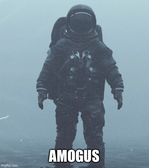 yes, I know among us is dead. do I care? negative. | AMOGUS | image tagged in amogus | made w/ Imgflip meme maker