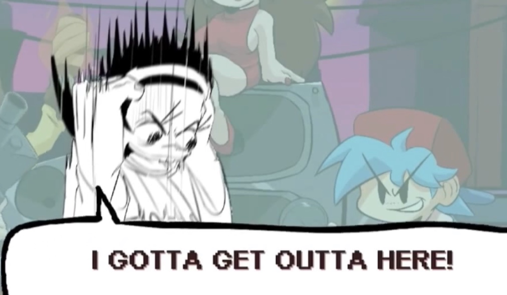 Nene freaking out Blank Meme Template