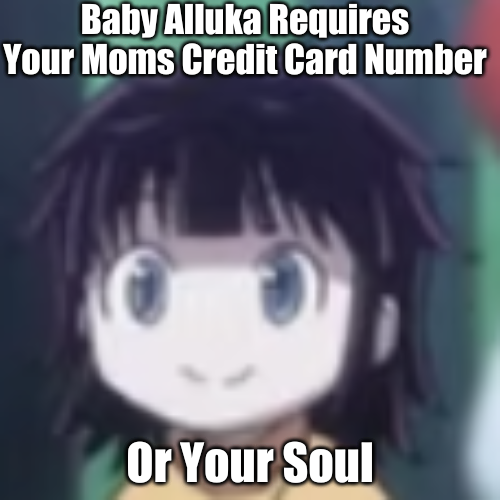 baby alluka Blank Meme Template