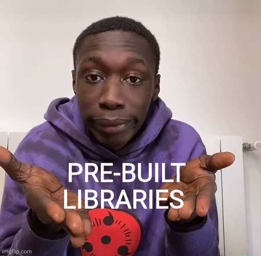 Khaby Lame Will Teach You |  PRE-BUILT LIBRARIES | image tagged in computer science,computer,khaby lame,is,lame,coding | made w/ Imgflip meme maker