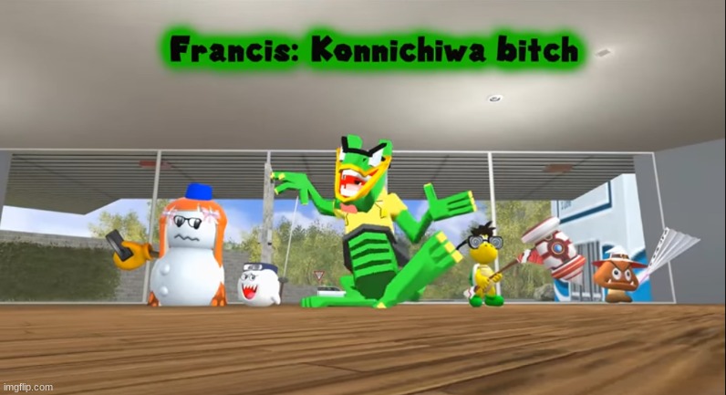 Konnichiwa bitch | image tagged in konnichiwa bitch | made w/ Imgflip meme maker