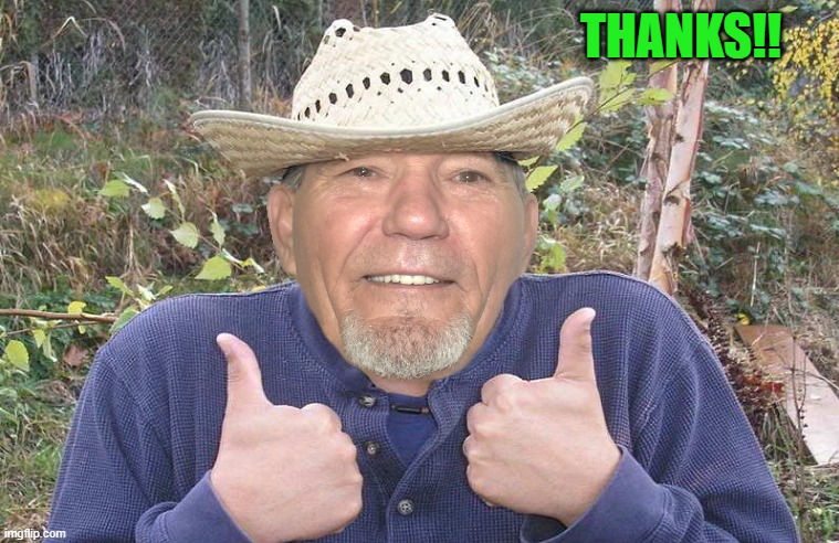 THANKS!! | image tagged in el-kewlew | made w/ Imgflip meme maker