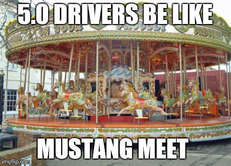 5.0 DRIVERS BE LIKE MUSTANG MEET | made w/ Imgflip meme maker