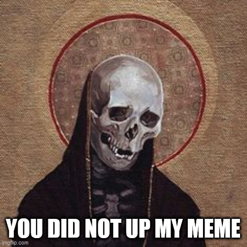 memer | YOU DID NOT UP MY MEME | image tagged in memer | made w/ Imgflip meme maker