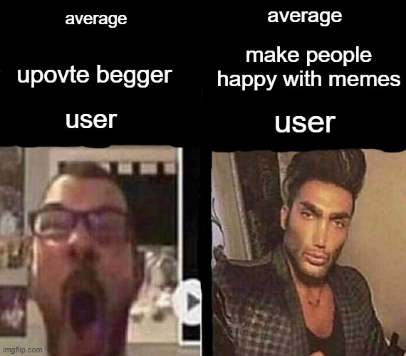 Average Fan vs. Average Enjoyer Memes Imgflip