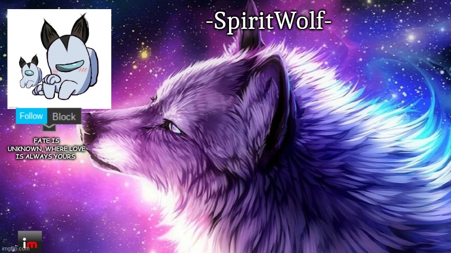 -SpiritWolf- announcement Temp Blank Meme Template