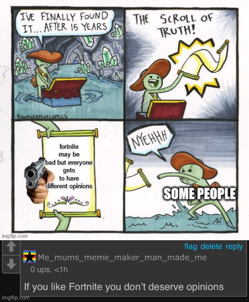 The truth is mining and crafting | image tagged in fortnite sucks | made w/ Imgflip meme maker