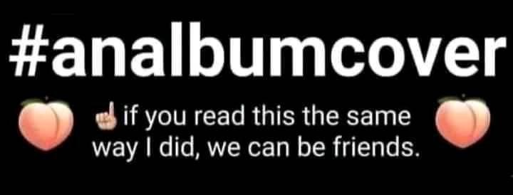 High Quality Analbumcover Blank Meme Template