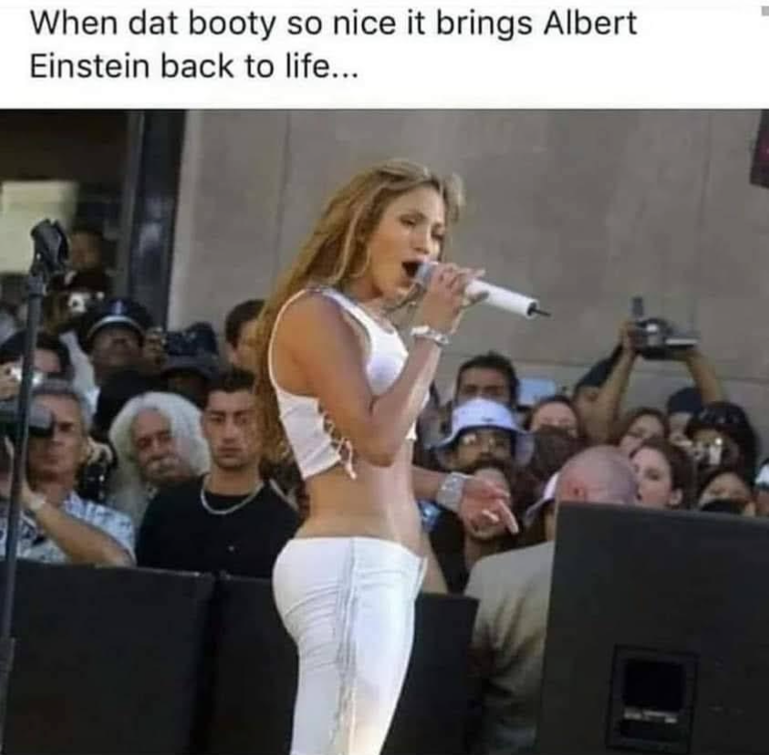 High Quality Albert Einstein booty Blank Meme Template