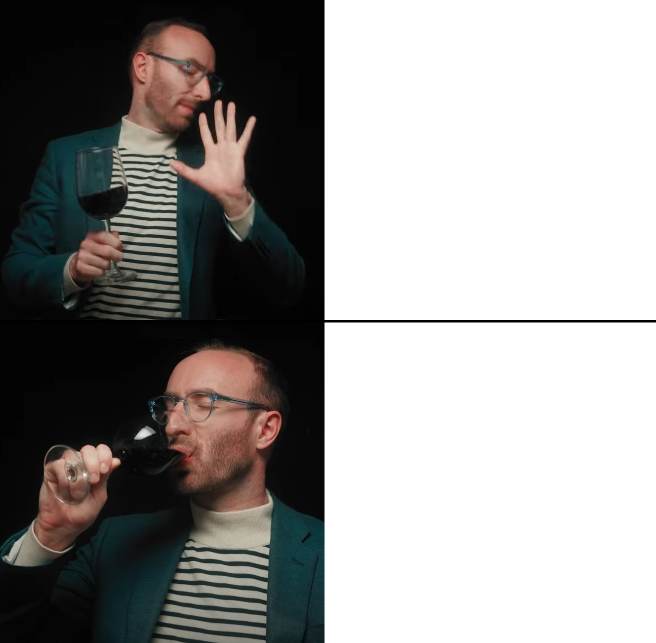 Patrick Willems Drinking Blank Meme Template