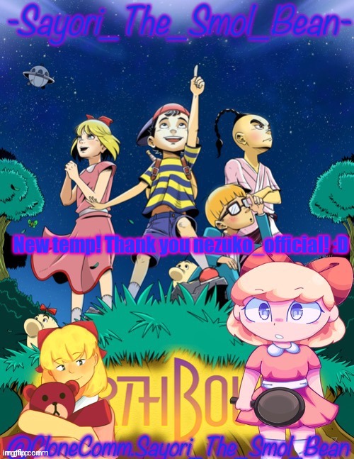 Sayori's new NEW Temp! | New temp! Thank you nezuko_official! :D | image tagged in sayori's new new temp | made w/ Imgflip meme maker