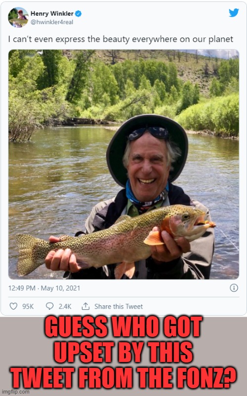 It starts with P and ends with A | GUESS WHO GOT UPSET BY THIS TWEET FROM THE FONZ? | image tagged in peta,the fonz | made w/ Imgflip meme maker