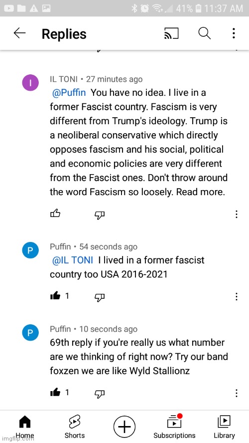 Former Fascism Fears Foxzen | image tagged in former fascist fomo,foxzen | made w/ Imgflip meme maker