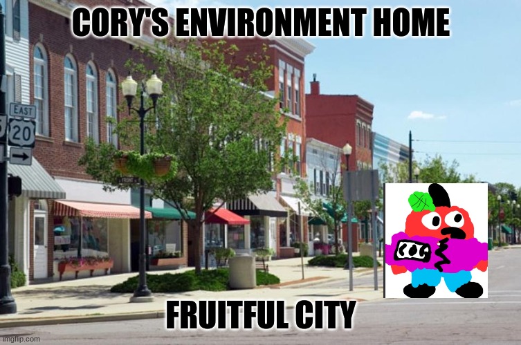 Villeins will be coming soon | CORY'S ENVIRONMENT HOME; FRUITFUL CITY | image tagged in apple,city | made w/ Imgflip meme maker