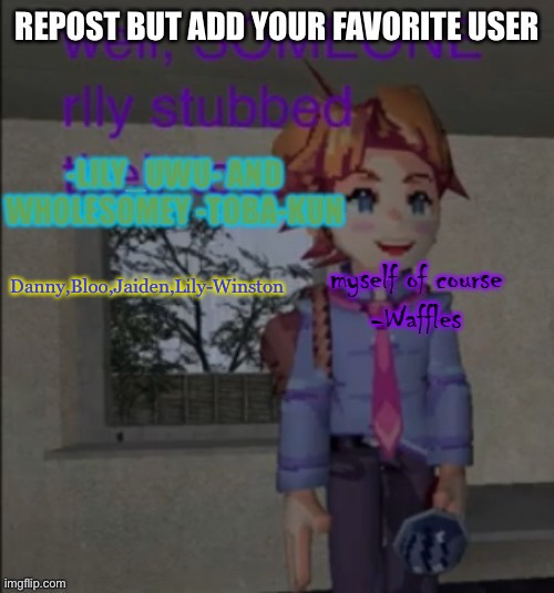 Danny,Bloo,Jaiden,Lily-Winston | made w/ Imgflip meme maker