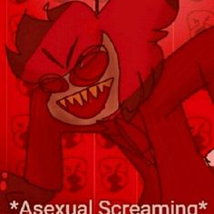 asexual screaming Blank Meme Template