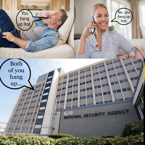 image tagged in nsa,dating,surveillance,couple talking | made w/ Imgflip meme maker