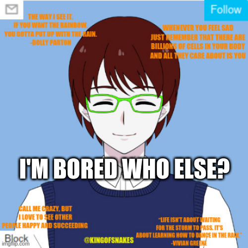 who wants to talk? | I'M BORED WHO ELSE? | image tagged in hello | made w/ Imgflip meme maker