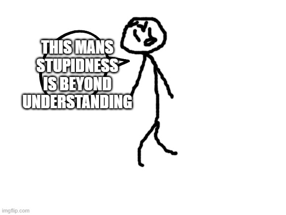 a template I made, you can edit it | THIS MANS STUPIDNESS IS BEYOND UNDERSTANDING | image tagged in template | made w/ Imgflip meme maker