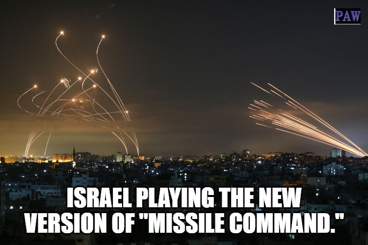Iron Dolme | ISRAEL PLAYING THE NEW VERSION OF "MISSILE COMMAND." | image tagged in israel,missile command,defense | made w/ Imgflip meme maker