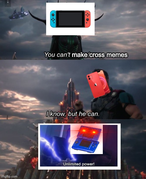 Cross Cross Meme | make cross memes | image tagged in you can't defeat me | made w/ Imgflip meme maker