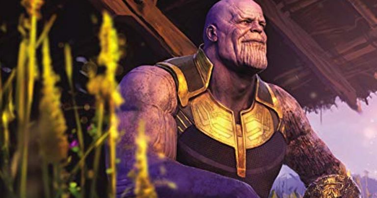 Thanos Sitting Infinity War Blank Meme Template