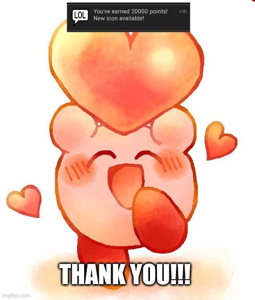 Thank you for 20k!!! | THANK YOU!!! | image tagged in 20k,kirby | made w/ Imgflip meme maker