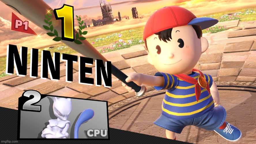 Since when was Ninten in smash | image tagged in earthbound beginnings,mother,mother series | made w/ Imgflip meme maker