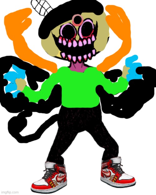Made my main OC as a horribly made Lemon Demon with Drip | image tagged in lemon demon drip | made w/ Imgflip meme maker
