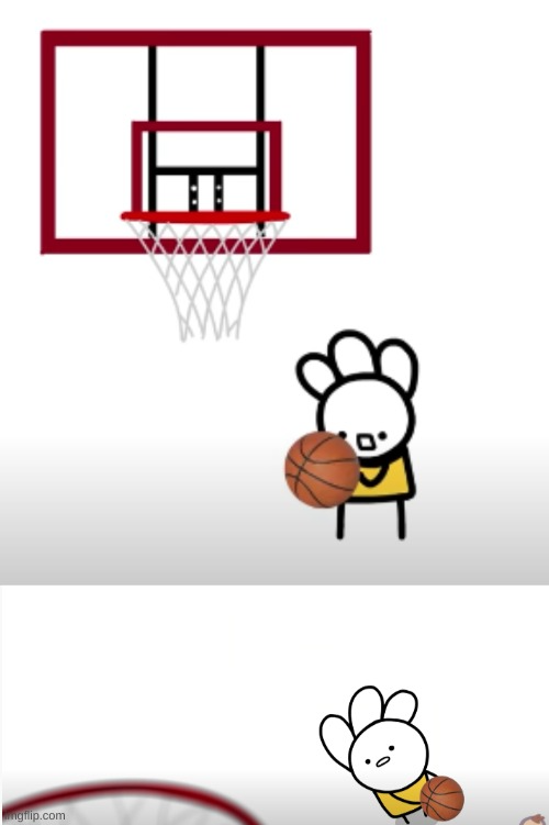 High Quality Ice Cream Sand witch sports / basketball tempo Blank Meme Template